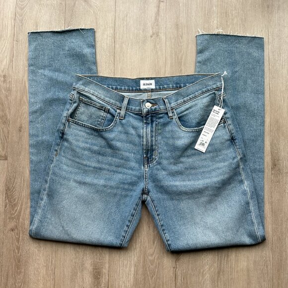 NWT Hudson Blake Slim Straight Jeans in Pacifica - 34" x 32" - Picture 4 of 9